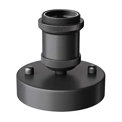 Die beste Lampenfassung ledscom.de Deckenleuchte RETRA, schwarz matt 2026 Test Bestseller Lampenfassung ledscom.de Deckenleuchte RETRA, schwarz matt