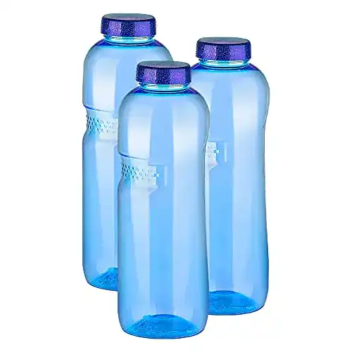 Tritan-Trinkflasche Greiner Trinkflasche 3 x 1 L Wasserflasche Tritan