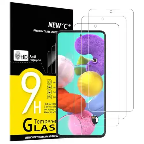 Samsung-Galaxy-A51-Panzerglas NEW’C 3 Stück, 9H Härte
