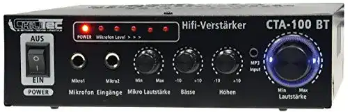 Stereo-Receiver ChiliTec HiFi Verstärker Bluetooth CTA-100 100W