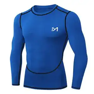 Laufshirt MEETYOO Kompressionsshirt Herren, Funktionsshirt