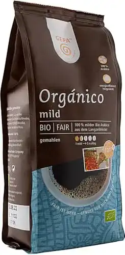 GEPA-Kaffee GEPA Schonkaffee mild gemahlen 6 x 250 g Packung