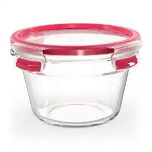 Emsa-Vorratsdosen Emsa N10404 Clip & Close Glas, rund, 0,9 L