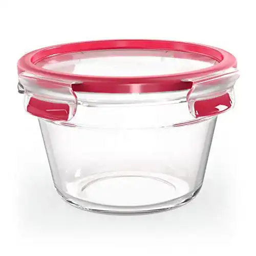 Emsa-Vorratsdosen Emsa N10404 Clip & Close Glas, rund, 0,9 L