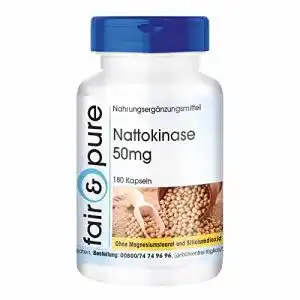 Nattokinase Fair & Pure Kapseln 50mg, 2000 FU, 180 Kapseln