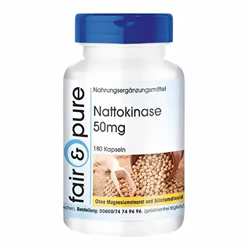 Nattokinase Fair & Pure Kapseln 50mg, 2000 FU, 180 Kapseln