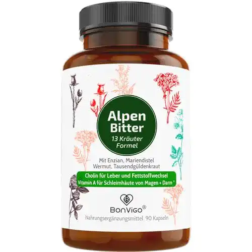 Bitterstoffe BonVigo ® AlpenBitter, 12-Kräuter-Formel