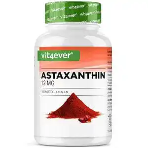 Astaxanthin 12 mg Vit4ever, 150 Softgel Kapseln 10 Monatsvorrat