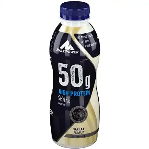 Eiweißdrink Multipower High Protein Shake Vanilla – 12 x 500 ml