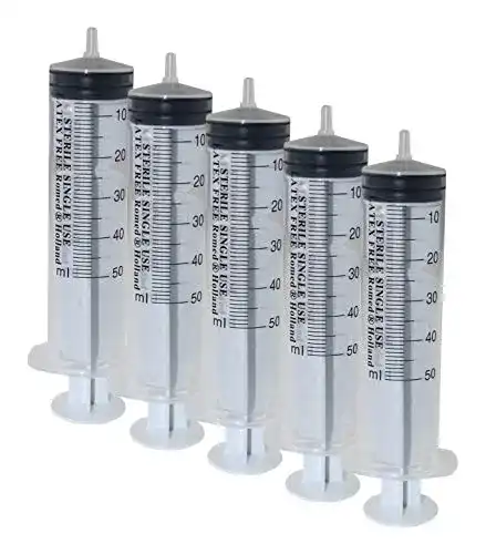 Einwegspritze Romed 5 Einmalspritzen 50 ml Spritzen