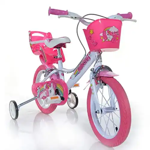 Kinderfahrrad 14 Zoll Dinobikes Dino Bikes 144R-UN, Einhorn