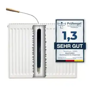 Heizkörperbürste maxprime ® 120 cm, 100% Ziegenhaar
