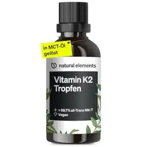 Abnehmtropfen natural elements Vitamin K2 MK-7 200µg, 50ml