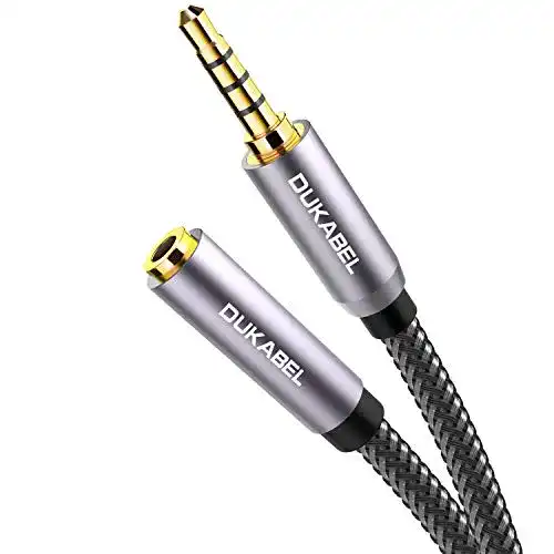 Kopfhörer-Verlängerungskabel DuKabel 3,5mm Stecker/Buchse