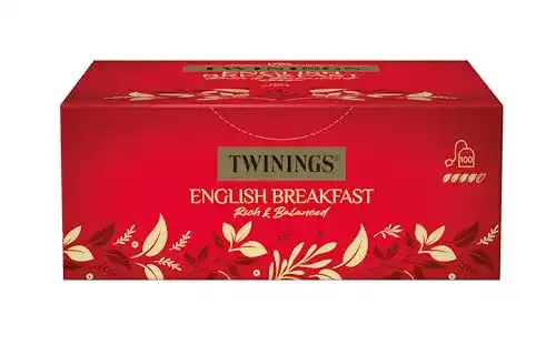 Schwarzer Tee Twinings English Breakfast Tea, 100 Teebeutel