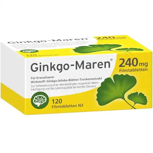 Die beste Ginkgo 240 mg Krewel Meuselbach GmbH Ginkgo-Maren, 120 St 2026 Test Bestseller Ginkgo 240 mg Krewel Meuselbach GmbH Ginkgo-Maren, 120 St
