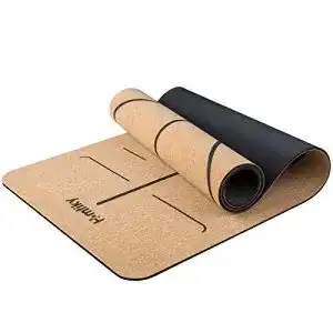 Yogamatte Kork Homtiky Yogamatte Gymnastikmatte Kork