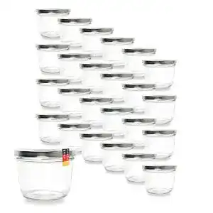 Marmeladenglas flaschenbauer.de 24er Set Sturzgläser 230 ml