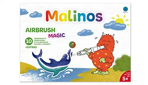 Pustestifte MALINOS 300964 Airbrush-Magie Stifte, 10+ extra