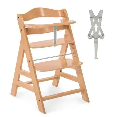 Treppenhochstuhl Hauck Holz Hochstuhl Alpha, bis 90 kg