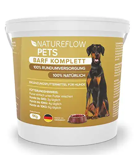 Die beste Kräuter für Hunde NATUREFLOW Barf Zusatz Hund 1kg Natürlich 2026 Test Bestseller Kräuter für Hunde NATUREFLOW Barf Zusatz Hund 1kg Natürlich
