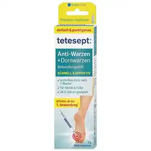 Warzenstift tetesept med foot care Anti-Warzen Stift 2 g