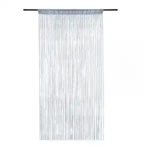 Perlenvorhang Ryoizen Glasperlen Vorhang Silber