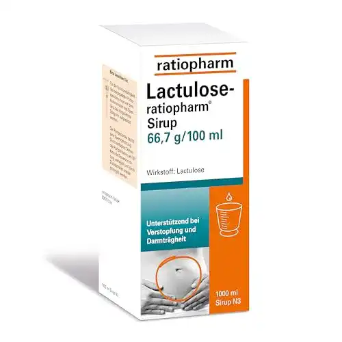 Lactulose Ratiopharm – Sirup, 1000 ml