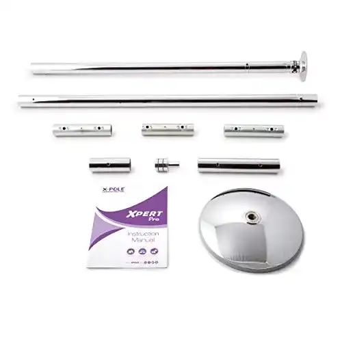 Pole-Dance-Stange X-POLE Xpert PRO Tanzstange 40 mm Chrom