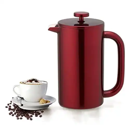 French-Press Edelstahl Highwin French Press, doppelwandig isoliert