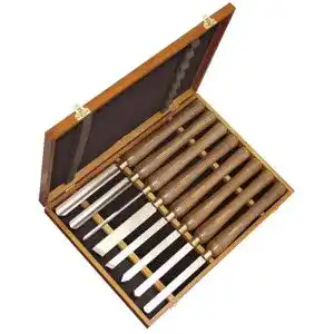 Drechseleisen Faithfull – HSS Drehmeißel Holz Set Boxed 8PC
