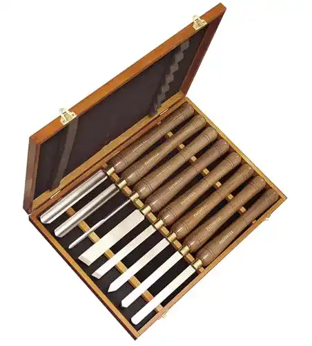 Drechseleisen Faithfull – HSS Drehmeißel Holz Set Boxed 8PC