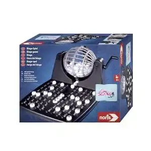 Bingo-Spiel Noris 606150493 Bingotrommel inkl. Chips, 90 Kugeln