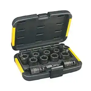Schlagschrauber-Nüsse DEWALT Steckschlüssel-Set 17-tlg.