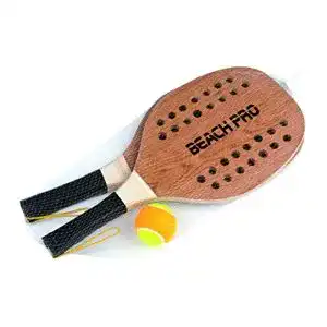 Beachball-Set SPORTONE Unisex Kinder MANDELLI aus Holz