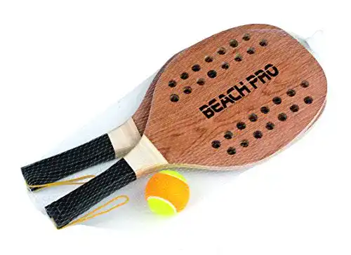 Beachball-Set SPORTONE Unisex Kinder MANDELLI aus Holz
