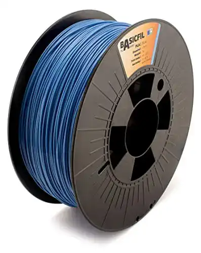 PLA-Filament BASICFIL PLA 1.75mm 1 kg, BLAU (blue), 3D Drucker