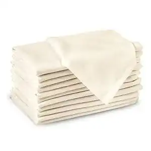 Stoffservietten Encasa Homes Einfarbig Servietten 12er-Set