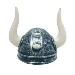 Wikinger-Helm Karneval-Klamotten für Erwachsene grau