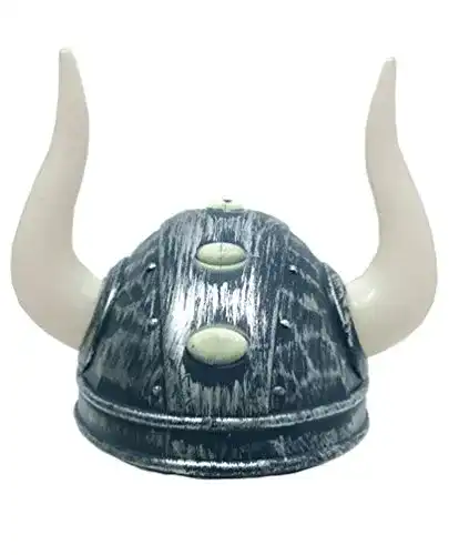 Wikinger-Helm Karneval-Klamotten für Erwachsene grau