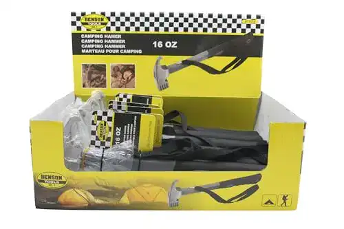 Campinghammer Benson Tools mit Handschlaufe 16OZ