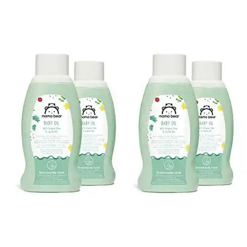 Babyöl Mama Bear Amazon-Marke: Bio-Olivenöl & Bio-Jojobaöl