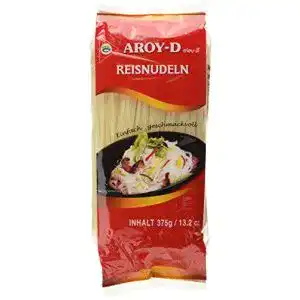Reisnudeln Aroy-D, 3mm, Bündel (1 x 375 g Packung)