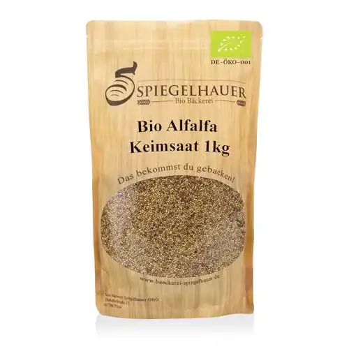 Alfalfa Bäckerei Spiegelhauer Bio Luzerne Keimsaat, 1 kg Samen