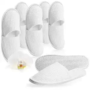 Hotelslipper com-four ® Frottee Slipper Größe 42/43, 6 Paar