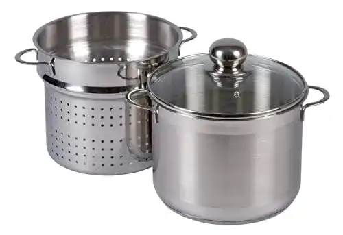 Krüger Töpfe Krüger KRÜGER SPA 24 Spaghettitopf, Edelstahl