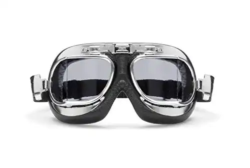 Motorradbrille (retro) BERTONI Motorradbrillen Fliegerbrille
