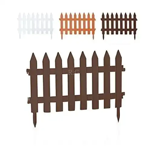 Steckzaun rg-vertrieb Gartenzaun 3,20m Beeteinfassung 3 Farben