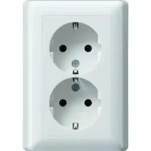 Gira-Steckdose Gira 078003 Doppel Schuko Steckdose Standard 55