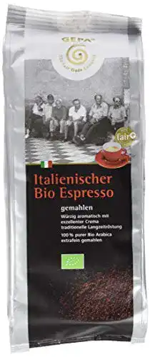 Die beste GEPA-Espresso GEPA Italienischer Bio Espresso, 2er Pack (2 x 250 g) 2026 Test Bestseller GEPA-Espresso GEPA Italienischer Bio Espresso, 2er Pack (2 x 250 g)